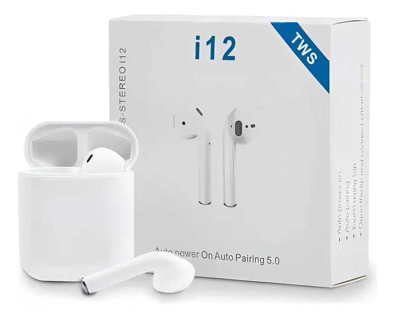 Fone i12 TWS Bluetooth 5.3 para Android e IOS