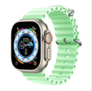 Pulseira Ocean Verde Claro Para Smartwatch Séries Ultra 49mm