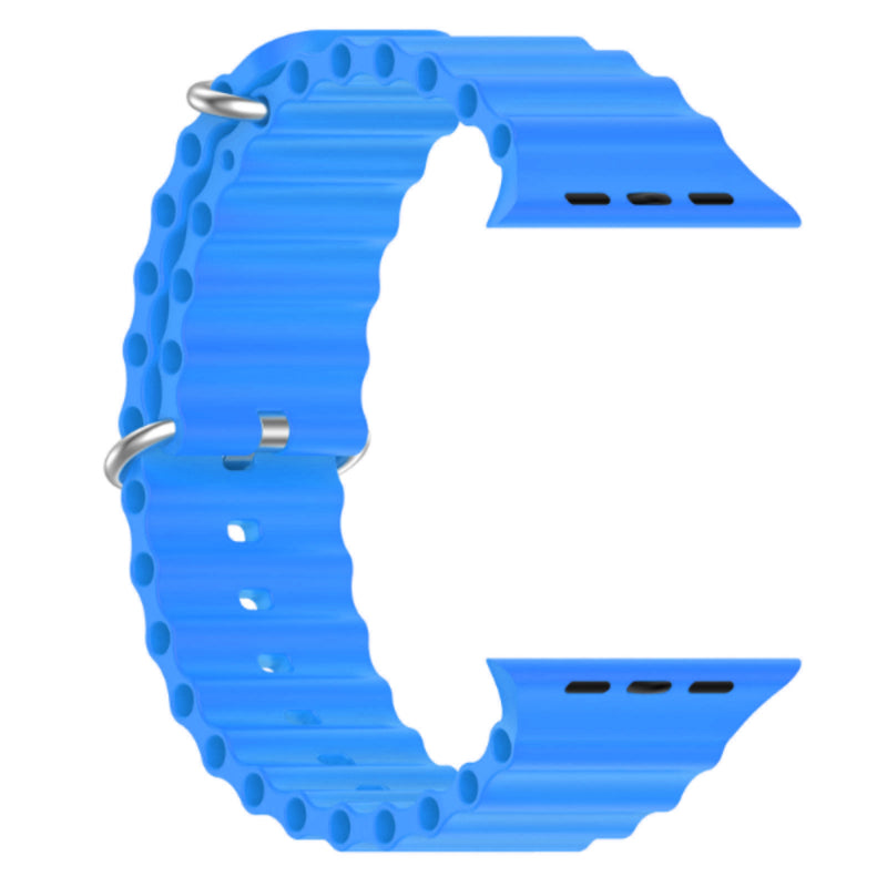 Pulseira Ocean Azul Para Smartwatch Séries Ultra 49mm