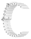 Pulseira Ocean Branca Para Smartwatch Séries Ultra 49mm