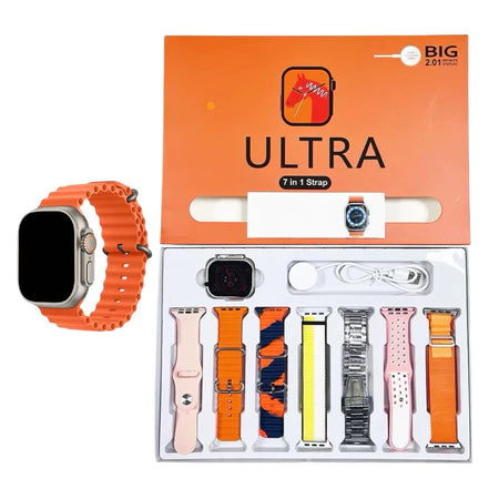 Smartwatch + 7 Alças (49mm) Tela Touch