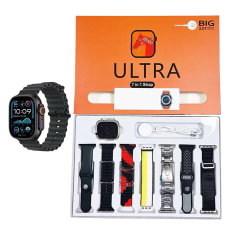 Smartwatch + 7 Alças (49mm) Tela Touch